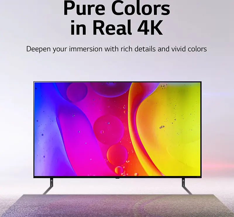 LG Smart TV, 55 Inch, Nanocell, 4K, 55NANO846QA