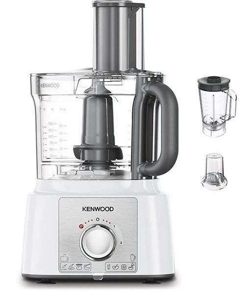 Kenwood Food Processor, 1000 Watt, 2 Liter, Multi function, White, FDP-65.400WH