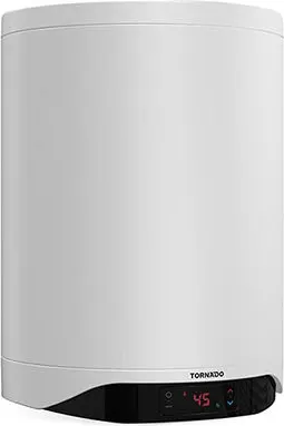 Tornado Electric Water Heater, 60 Liters, Digital, Enameled, White, TEEE-60DW