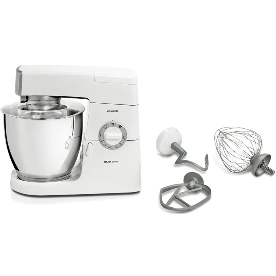Kenwood Classic Major Stand Mixer, 4.6 Liter, 900 Watt, Silver - KM636