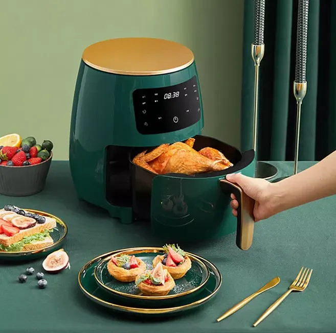 Silver Crest Air Fryer 2400 Watt, 6 Liter, Green S-18