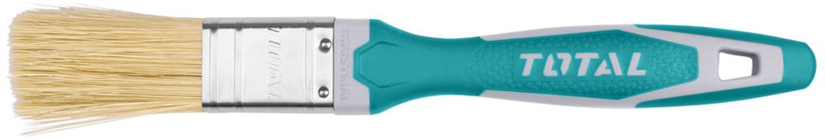 TOTAL TOOLS Paint brush plastic handle covered rubber 1inch(25mm) - THT84016