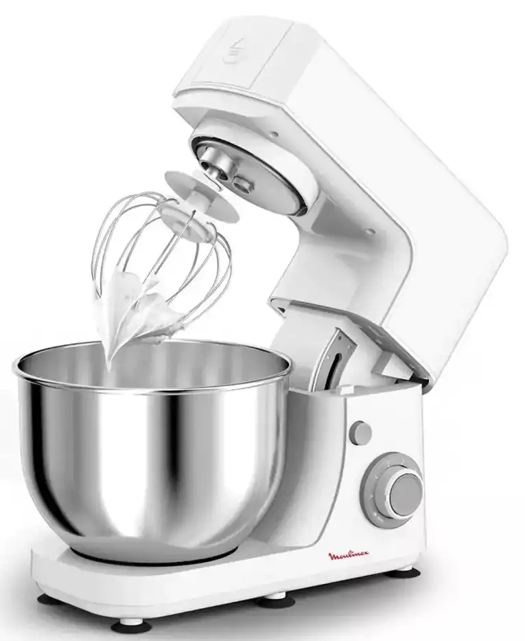 Moulinex Master Chef Stand Mixer, 800 Watt, 4.6 Liter, White, QA150110