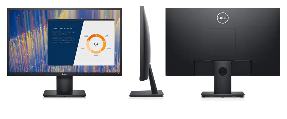 Dell Computer Monitor, LED, 24 inch, IPS, Full HD, 60 Hz, Black, E2421HN