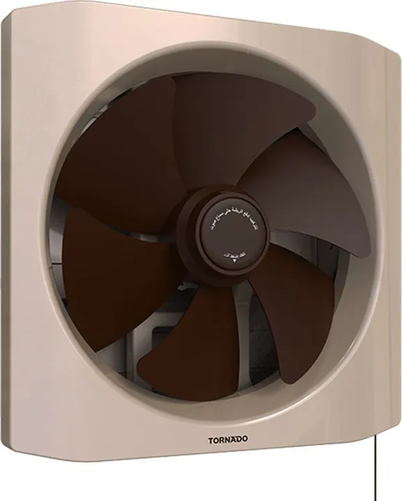 شفاط تورنيدو، 30 سم، يعمل في اتجاهين، بني × بيج، TVH-25NC