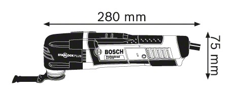 صاروخ متعدد القواطع بوش، 300 وات، GOP 30-28 PROFESSIONAL