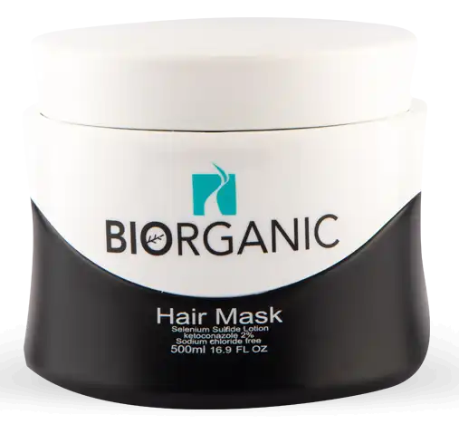 BIORGANIC MOISTURISING free sulfate HAIR MASK BLACK 500 ML