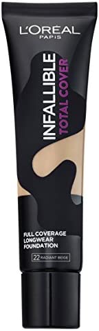 L'Oreal  INFALLIBLE TOTAL COVER FOUNDATION 22