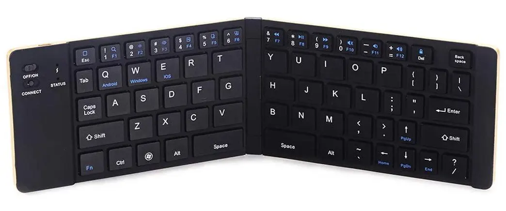 FOLDING BLUETOOTH KEYBOARD FOR IIOS & ANDROID