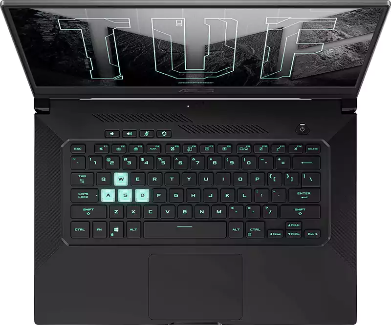 Asus TUF F15 Gaming Laptop, Intel® Core™ i5-11400H, 11th Gen, 8GB RAM, 512GB SSD, NVIDIA® GeForce RTX™ 3050-4GB GDDR6, 15.6 Inch FHD, Windows 11, Gray