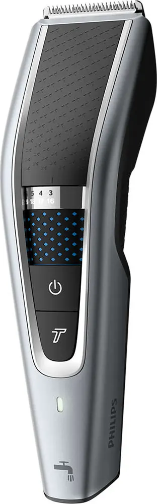 Philips Electric Hair Clipper for men, Rechargeable, Silver, HC5630-15