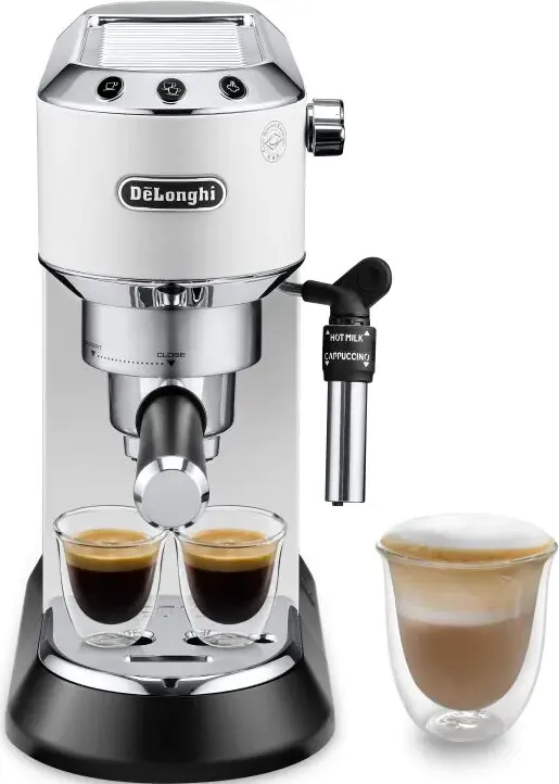 De'Longhi Espresso Coffee Maker, 1300 Watt, White, EC685W