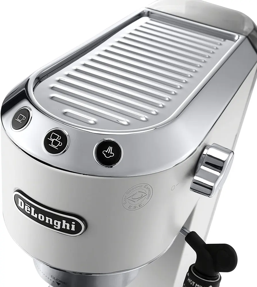 De'Longhi Espresso Coffee Maker, 1300 Watt, White, EC685W