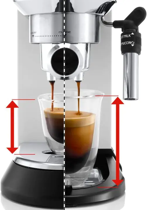 De'Longhi Espresso Coffee Maker, 1300 Watt, White, EC685W