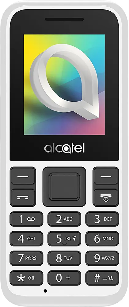 ألكاتيل 1066D بشريحتي اتصال - ابيض