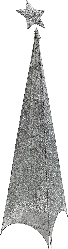 MK-289 Metal Christmas Tree - Silver