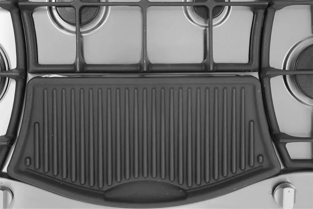 Ariston Built-In Hob, 90 cm, 4 Gas Burners + Grill Burner, Stainless, PH 941 MSTBGH