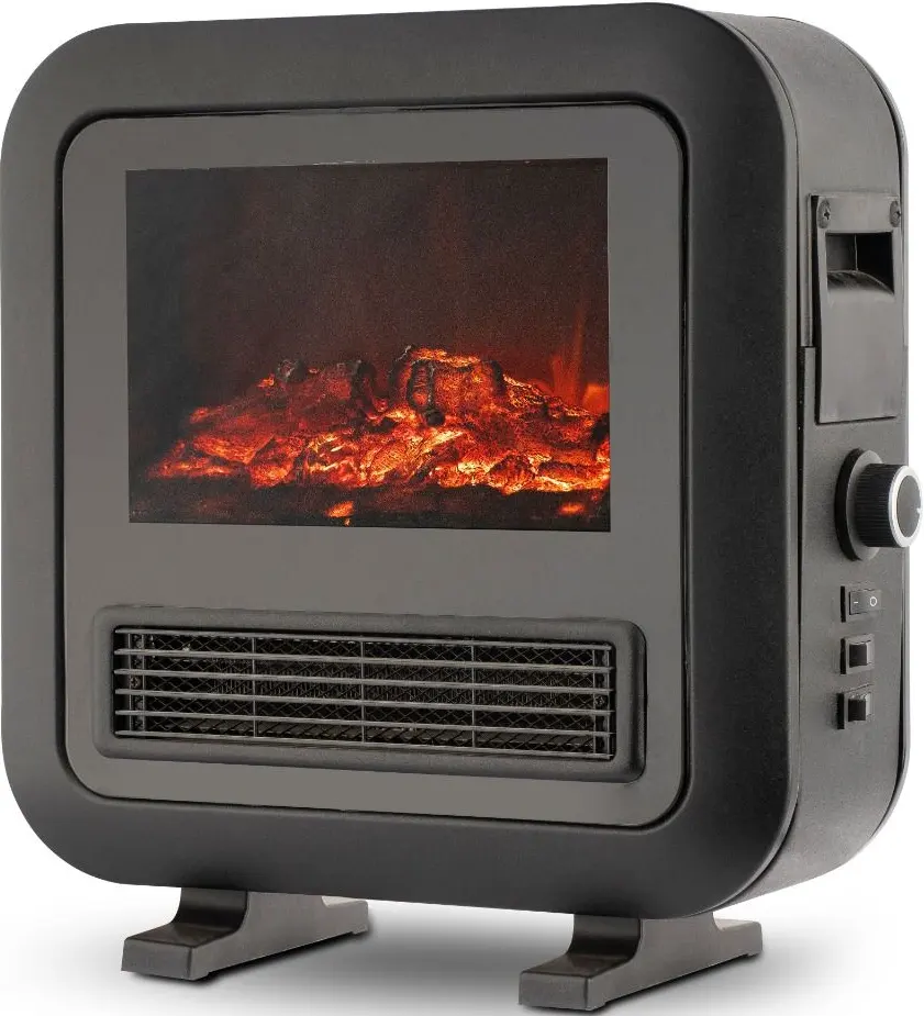 Fresh Fire Heater, 2000 Watt, Black