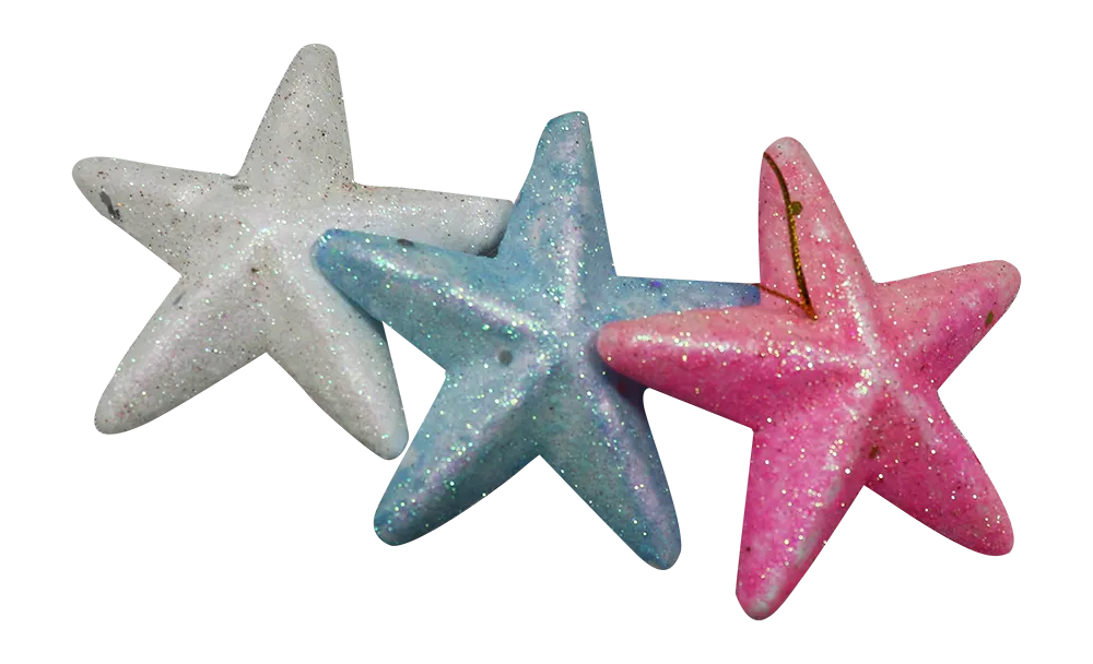 نجوم ملونة للكريسماس