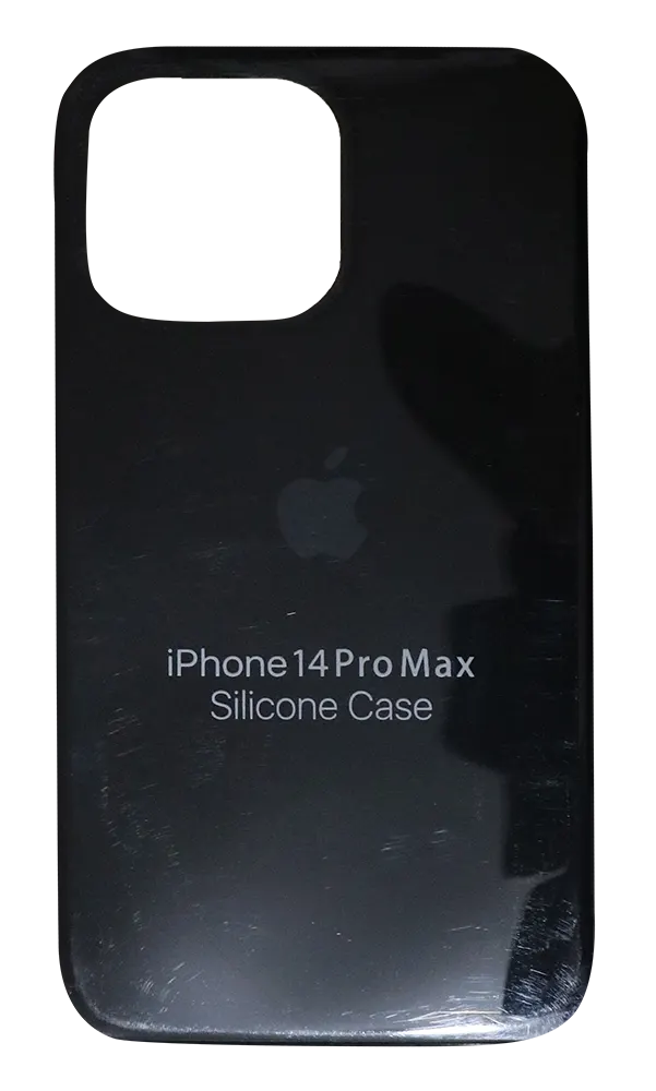 iPhone 14 Pro Max Silicon Mobile Cover, Black
