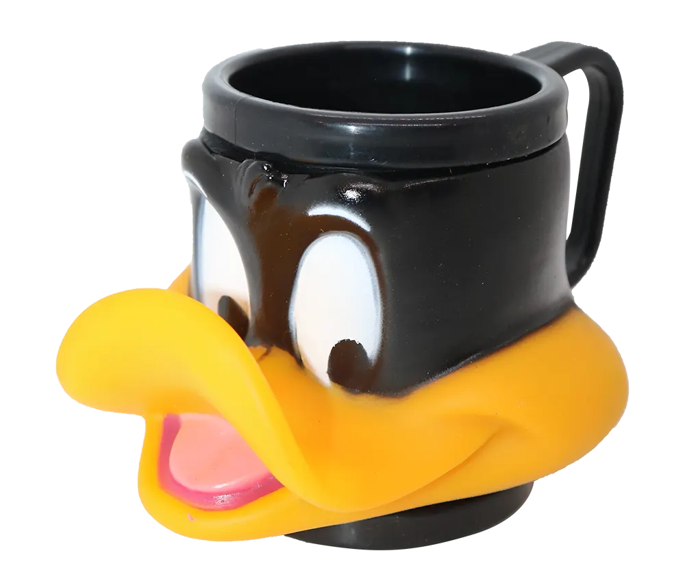 مج بورسيلن علي شكل بطوط - أسود