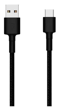 كابل شاومي تايب سي مجدول 1 متر - أسود