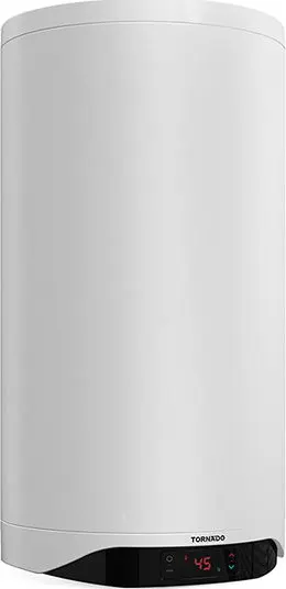 Tornado Electric Water Heater 80 Liters, Digital, Enameled, White, TEEE-80DW