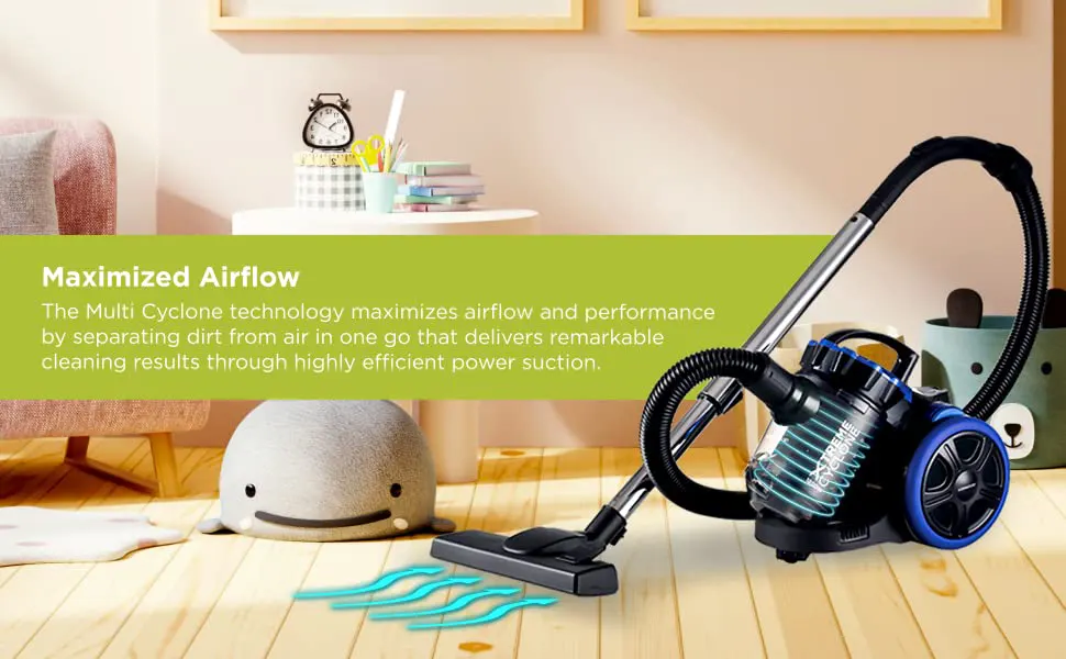 Kenwood Vacuum Cleaner 1800 Watt, Bagless, Blue, VBP50