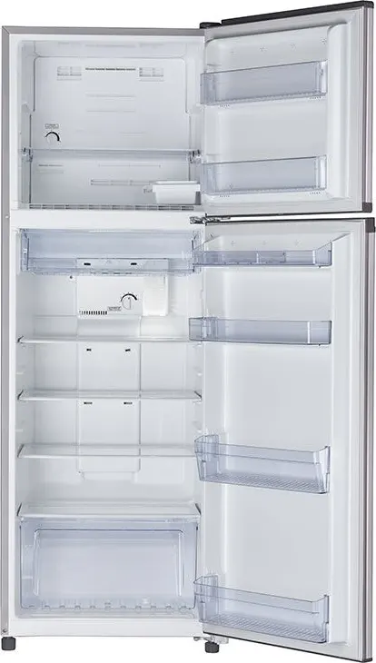 Toshiba Refrigerator No Frost, 350 Liters, 2 Doors, Round Handle, Champagne, GR-EF37-J-C