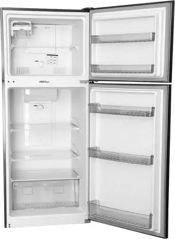 Alaska Refrigerator, No Frost, 371 Liters, 2 Doors, Silver, HD520FW