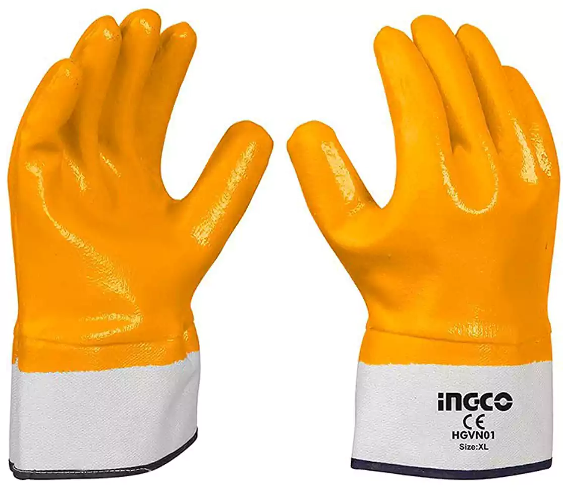 جوانتي مطلي بالنيتريل بالكامل إنكو، XL ، أصفر، HGVN01