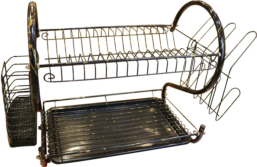 مطبقية حوض أستنالس 2 دور سهلة التنظيف - أسود