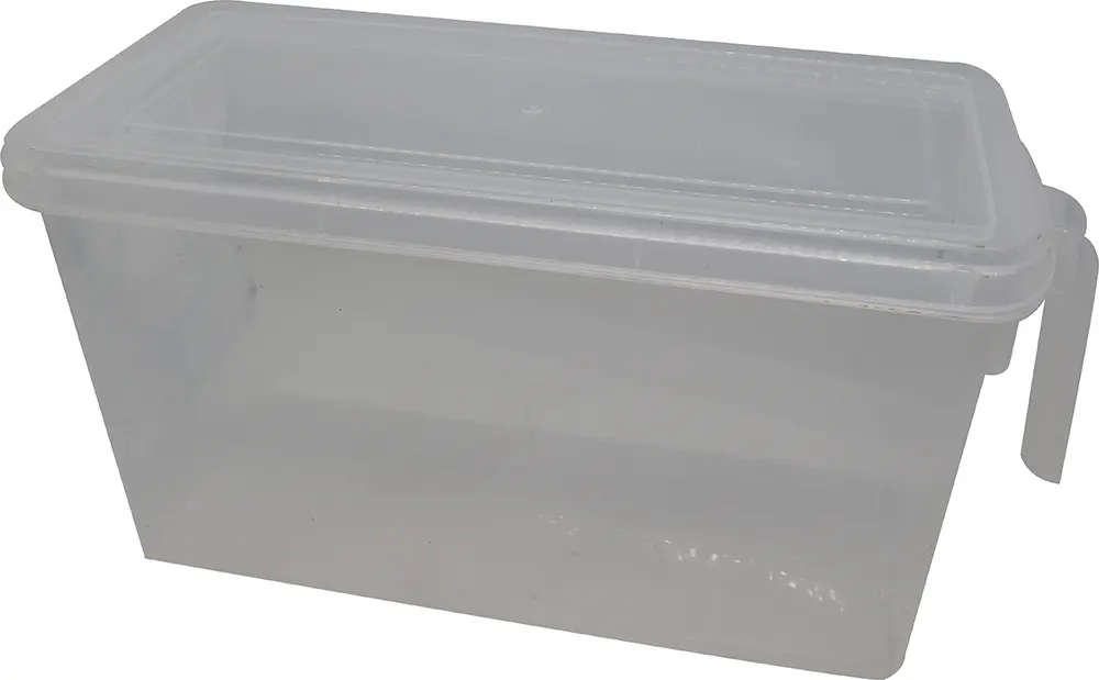 منظم ثلاجة بغطاء- شفاف