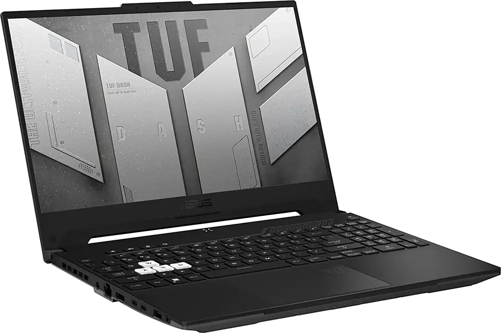 Asus TUF Dash F15 Laptop, Intel® Core™ i5-12450H, 12th Gen, 8GB RAM, 512GB SSD, NVIDIA® GeForce RTX™ 3050 4GB GDDR6, 15.6 Inch FHD, Windows 11, Black