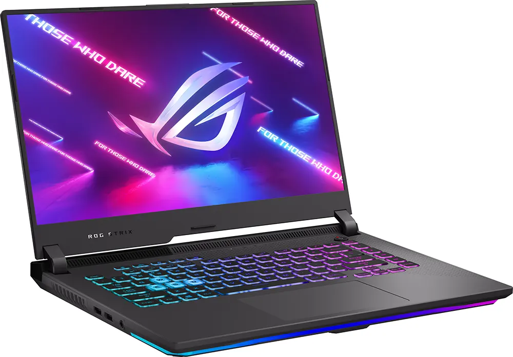 لاب توب أسوس روج سترايكس G15، معالج AMD Ryzen™ 7 6800H، رامات 16 جيجابايت، 512 جيجابايت ٍٍSSD هارد، NVIDIA® GeForce RTX™ 3060 6GB GDDR5، شاشة 15.6 بوصة FHD IPS، ويندوز 11، رمادي
