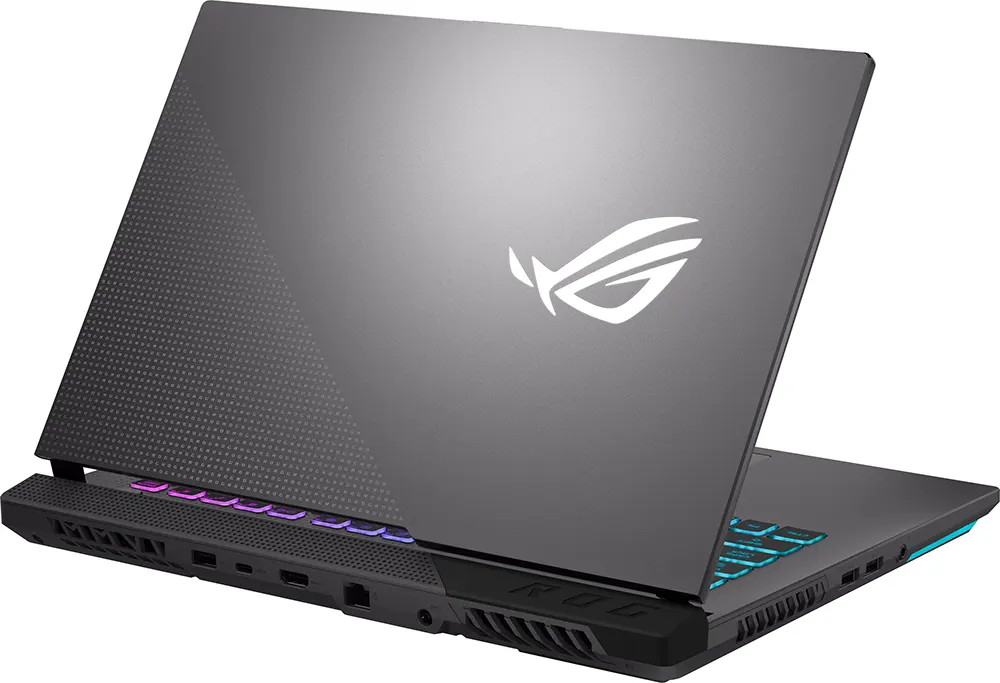 لاب توب أسوس روج سترايكس G15، معالج AMD Ryzen™ 7 6800H، رامات 16 جيجابايت، 512 جيجابايت ٍٍSSD هارد، NVIDIA® GeForce RTX™ 3060 6GB GDDR5، شاشة 15.6 بوصة FHD IPS، ويندوز 11، رمادي