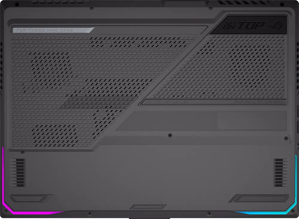 لاب توب أسوس روج سترايكس G15، معالج AMD Ryzen™ 7 6800H، رامات 16 جيجابايت، 512 جيجابايت ٍٍSSD هارد، NVIDIA® GeForce RTX™ 3060 6GB GDDR5، شاشة 15.6 بوصة FHD IPS، ويندوز 11، رمادي