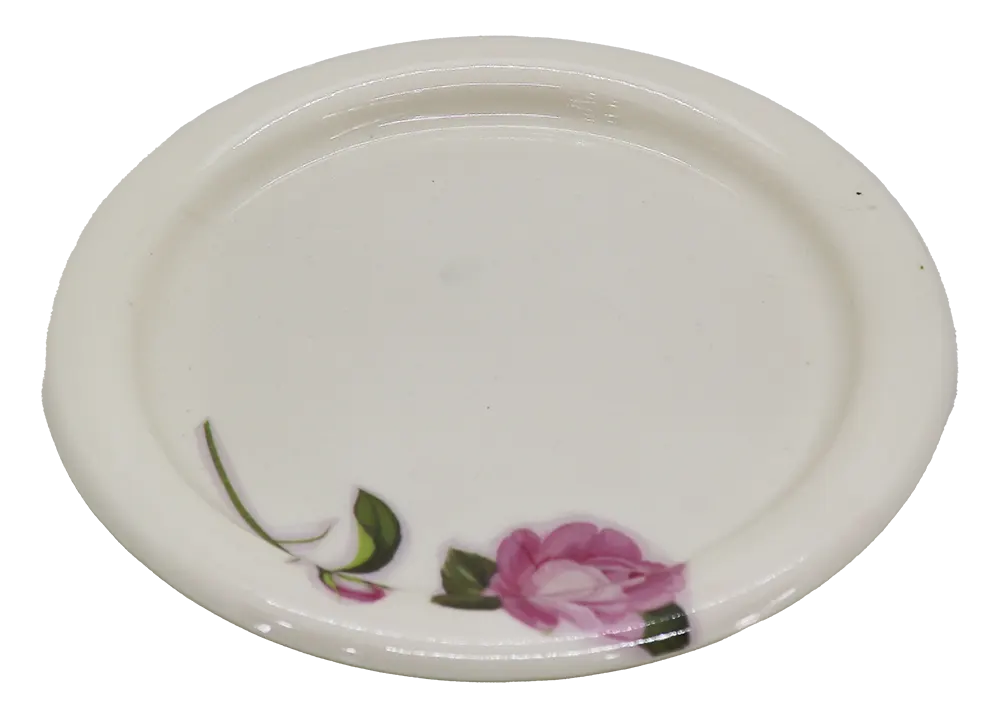 Small round plate - white Elghazawy Shop