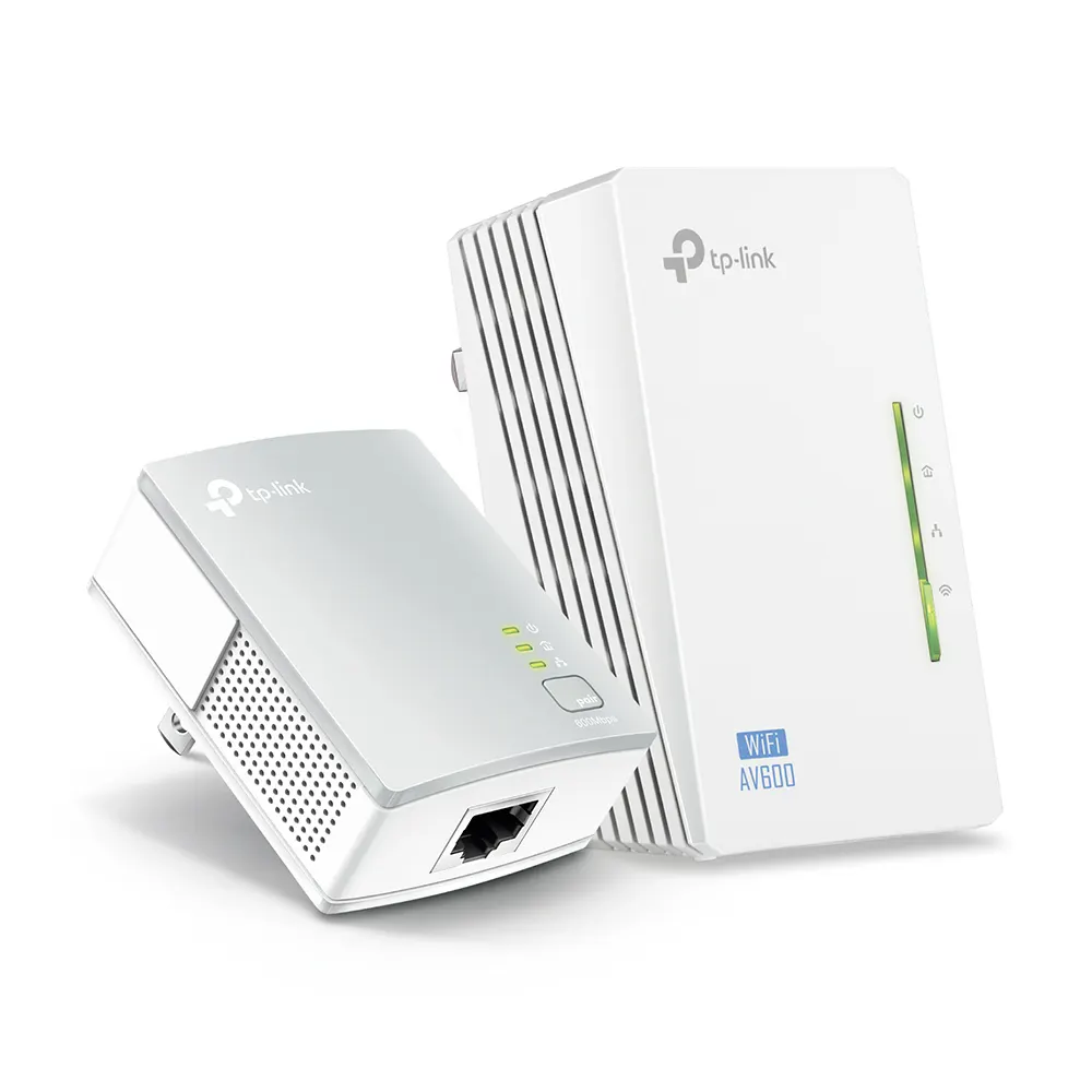 TP-Link WiFi Range Extender, AV600, Single Band, 300 Mbps, White, TL-WPA4220KIT