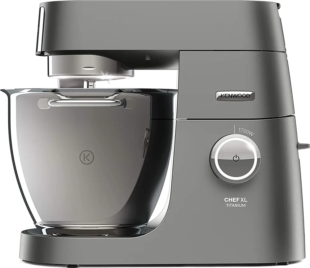 Kenwood Chef Stand Mixer, 1700 Watt, 6.7 Liters, Titanium, KVL8000S