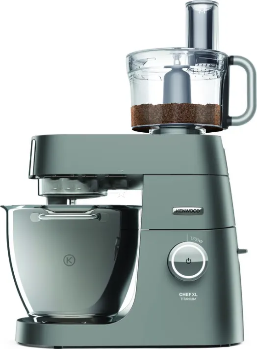 Kenwood Chef Stand Mixer, 1700 Watt, 6.7 Liters, Titanium, KVL8000S