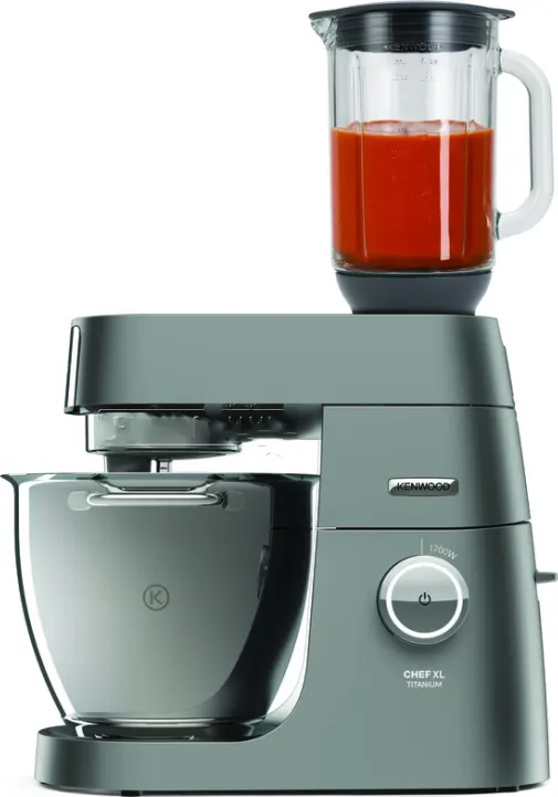 Kenwood Chef Stand Mixer, 1700 Watt, 6.7 Liters, Titanium, KVL8000S