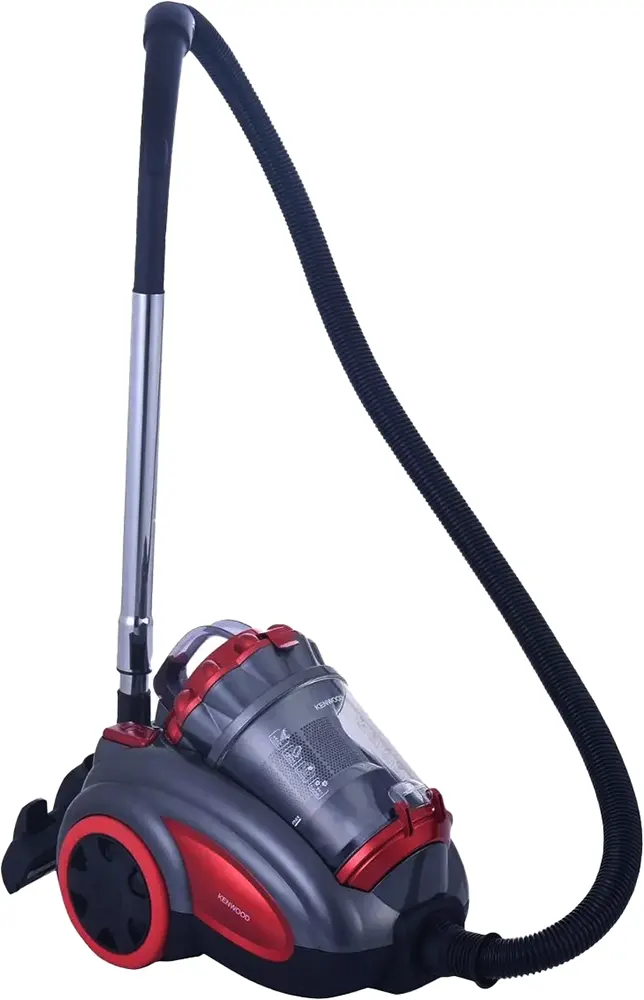 مكنسة كينود 2200 وات، 3.5 لتر، بدون كيس، احمر*اسود، VBP80