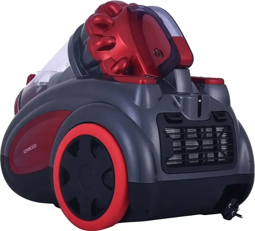 مكنسة كينود 2200 وات، 3.5 لتر، بدون كيس، احمر*اسود، VBP80
