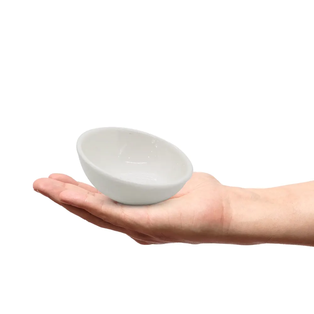 بول بورسلين صوص مدور -أبيض