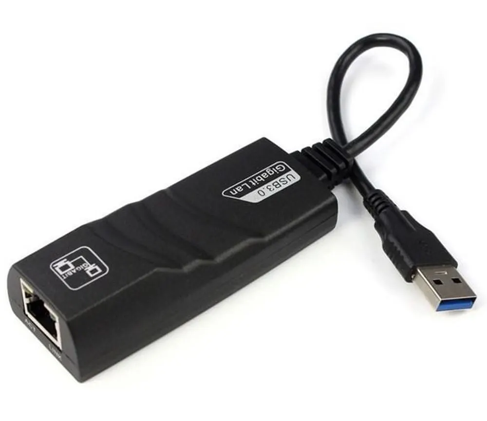 2B USB 3.0 to RJ45 Adapter, Speeds 10-1000Mbps, Black, CV339