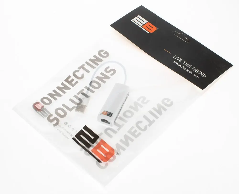 محول USB 2.0 الي LAN توبي، سرعات 100-480 ميجابايت، أبيض، CV668