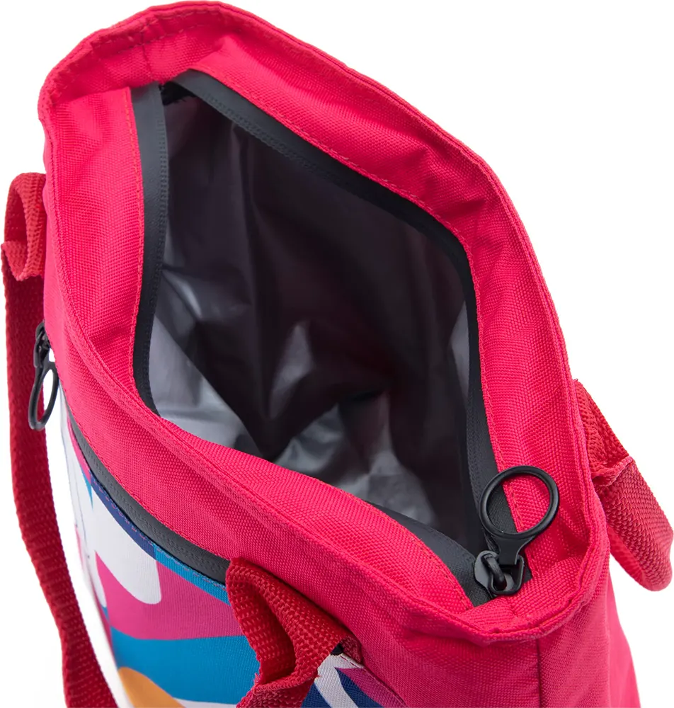 شنطة تبريد مينترا كبير، حافظة للحرارة، ووتربروف، وردي مشجر