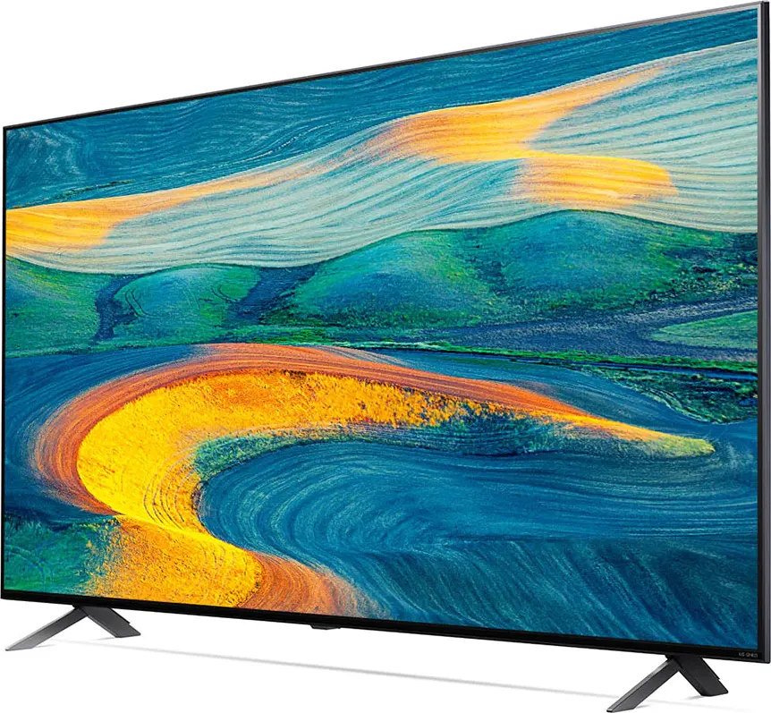 شاشة تليفزيون ال جي نانوسل 55 بوصة، سمارت، ريسيفر داخلي، 4K، ريموت ماجيك ،55QNED7S6QA