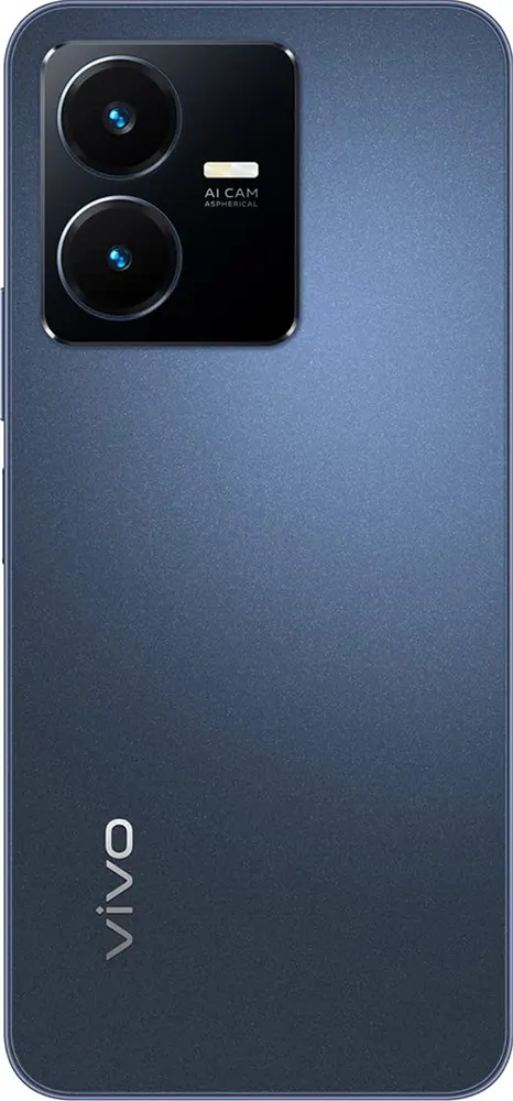 VIVO Y22 Dual SIM, 64GB Memory, 4GB RAM, 4G LTE, Starlit Blue